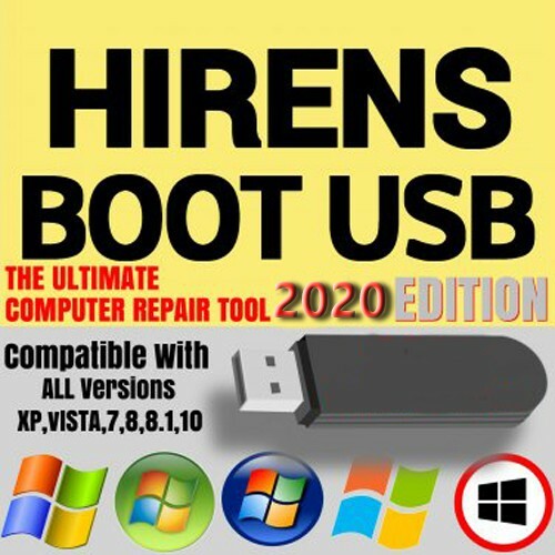 Hiren’s version 16.3 Boot CD USB Computer Repair Recovery Win 7,8,Vista,XP,10!++