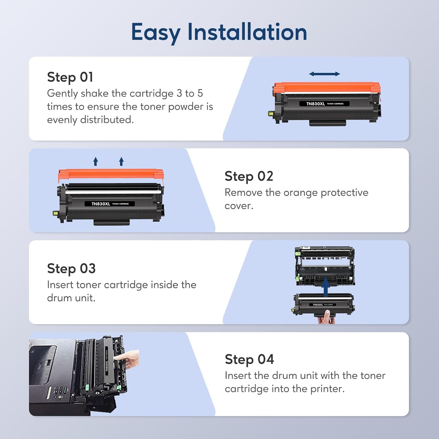 TN830 XL Toner Compatible Brother HL-L2420DW HL-L2460DW HL-L2460DWXL HL-L2465DW