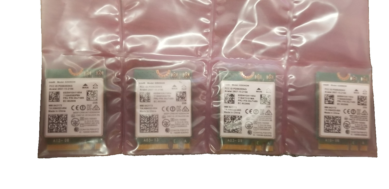 LOT OF 10 MIXED MODELS AND BRANDS Wi-Fi 6 Wireless Card
