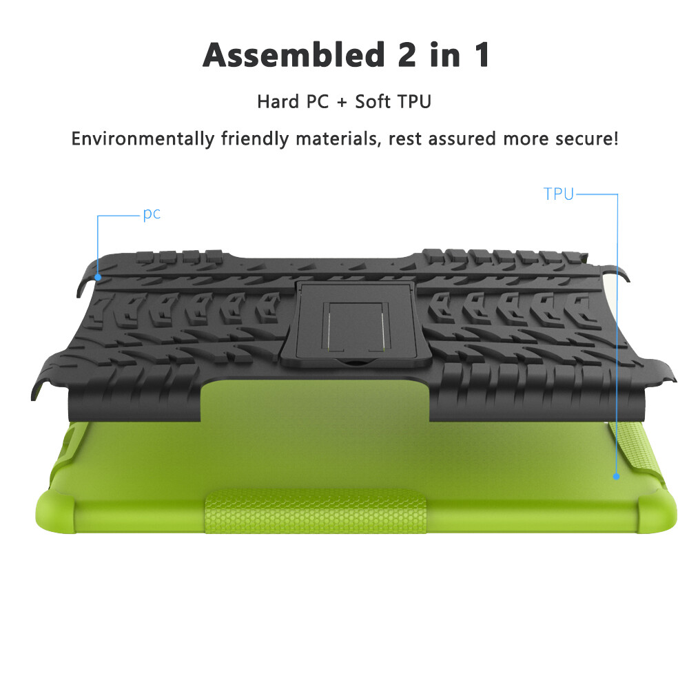 For iPad 8.3 Inch Mini 6 / Mini (A17 Pro) 2024 Shockproof Case Cover w KickStand