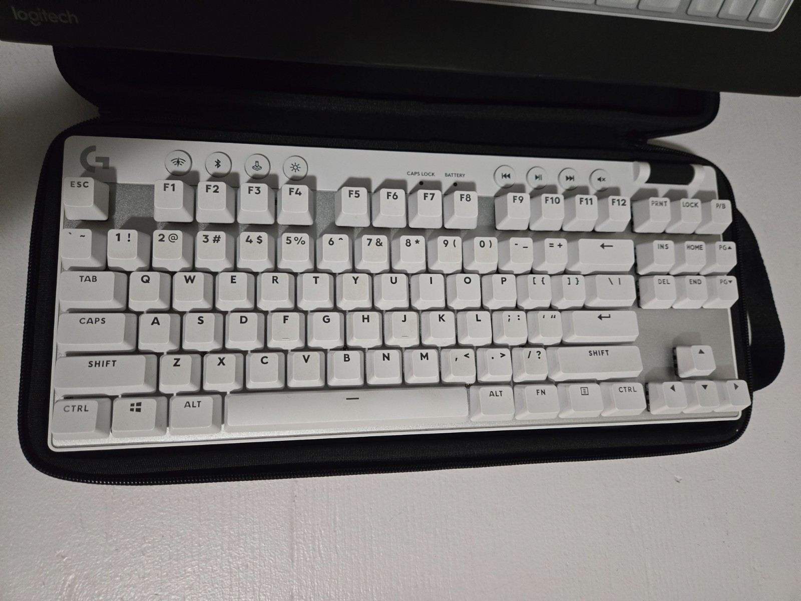 Logitech G PRO X TKL LIGHTSPEED Gaming Keyboard – White (GX Brown Tactile)