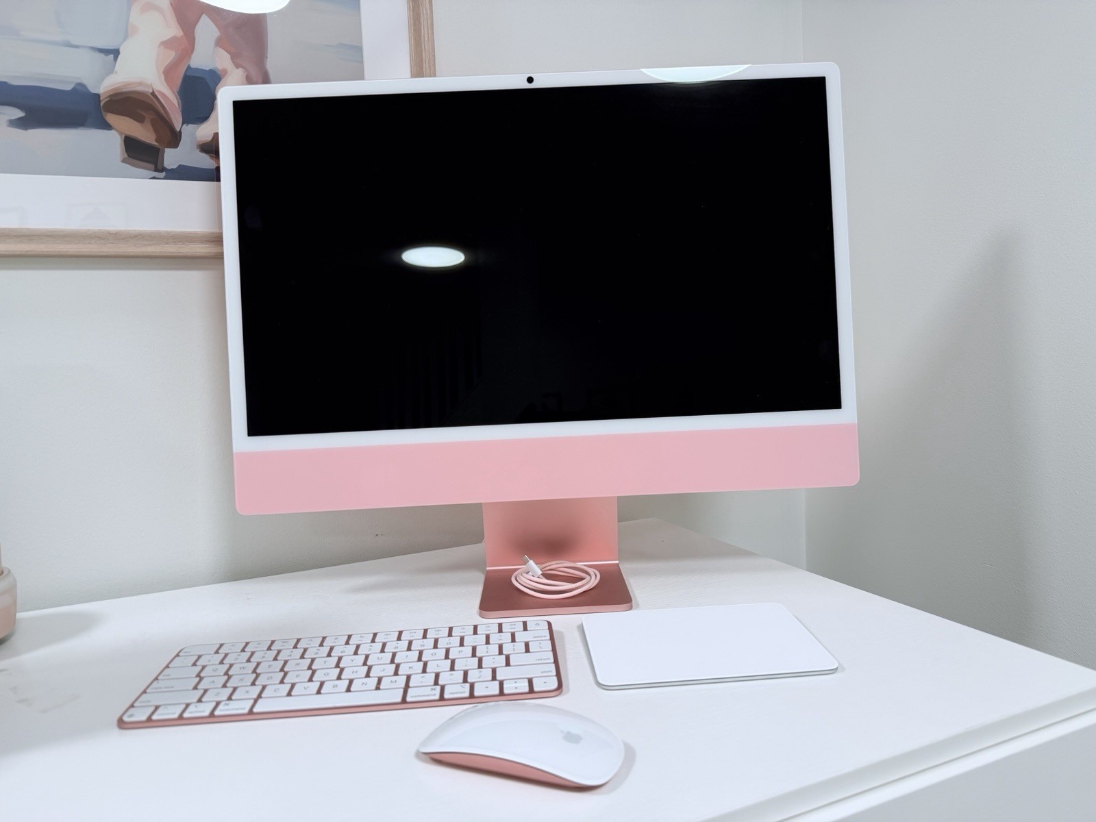 Apple iMac 24″ Pink All-in-One 4.5K M4 16GB RAM 256GB SSD MWUG3LL/A