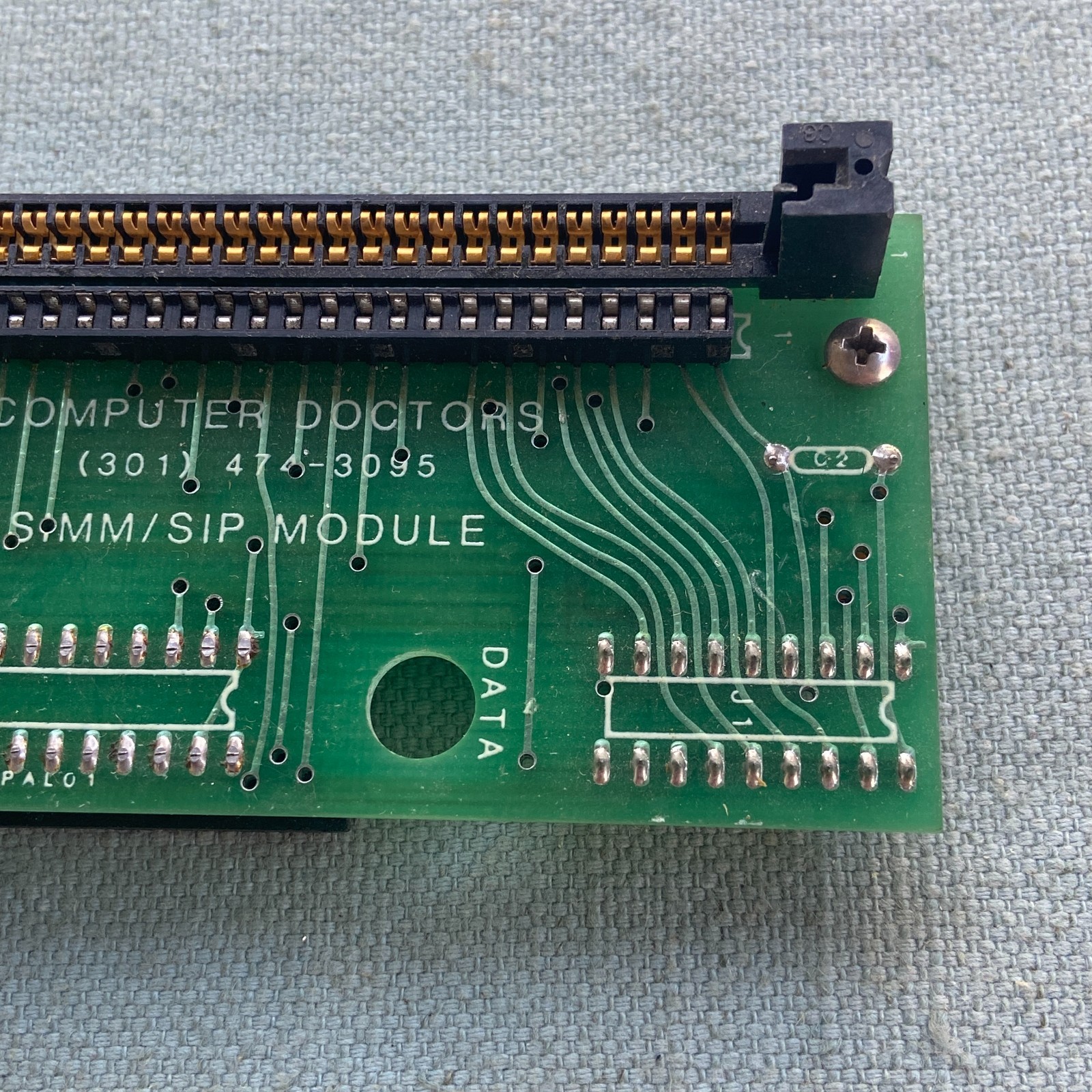 Computer Doctors Simm/SIP & 4X RAM Module Lot Textool Test Card Lot Vintage Bit