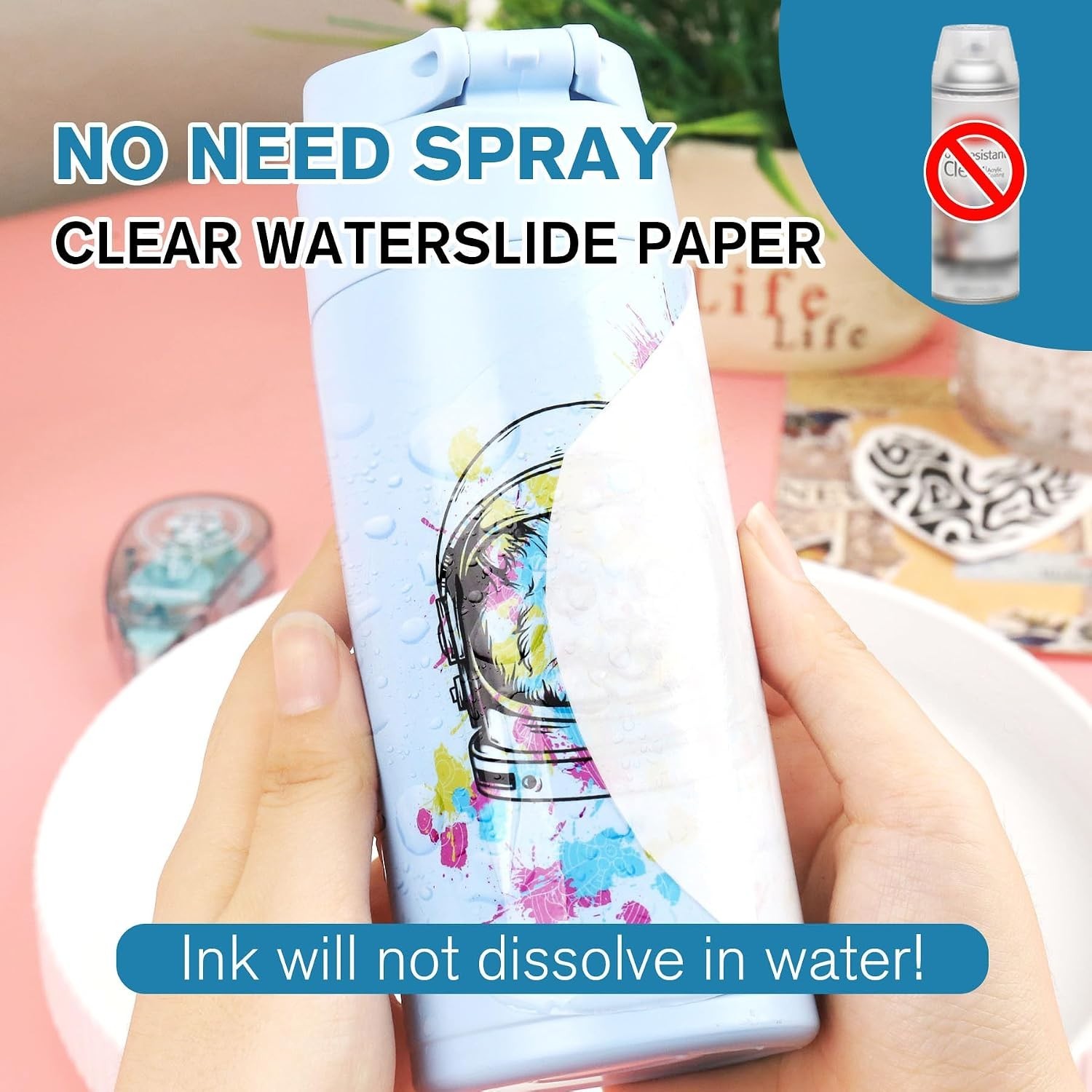 20 Sheets of KOALA Clear Waterslide Decal Paper – Effortless Crafting Solution