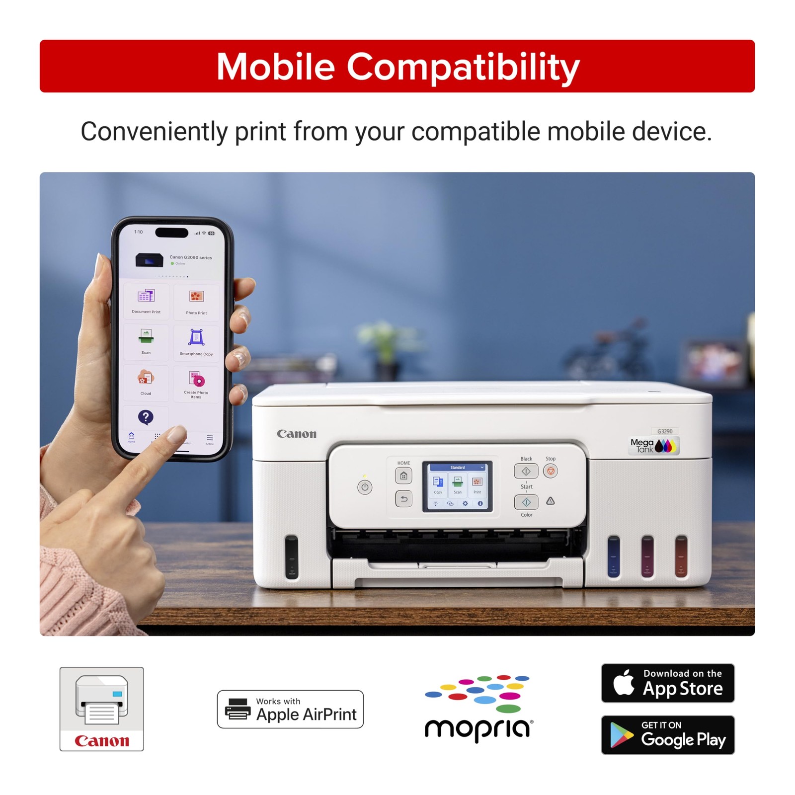 Canon Megatank G3290 All-in-One Wireless Supertank Printer