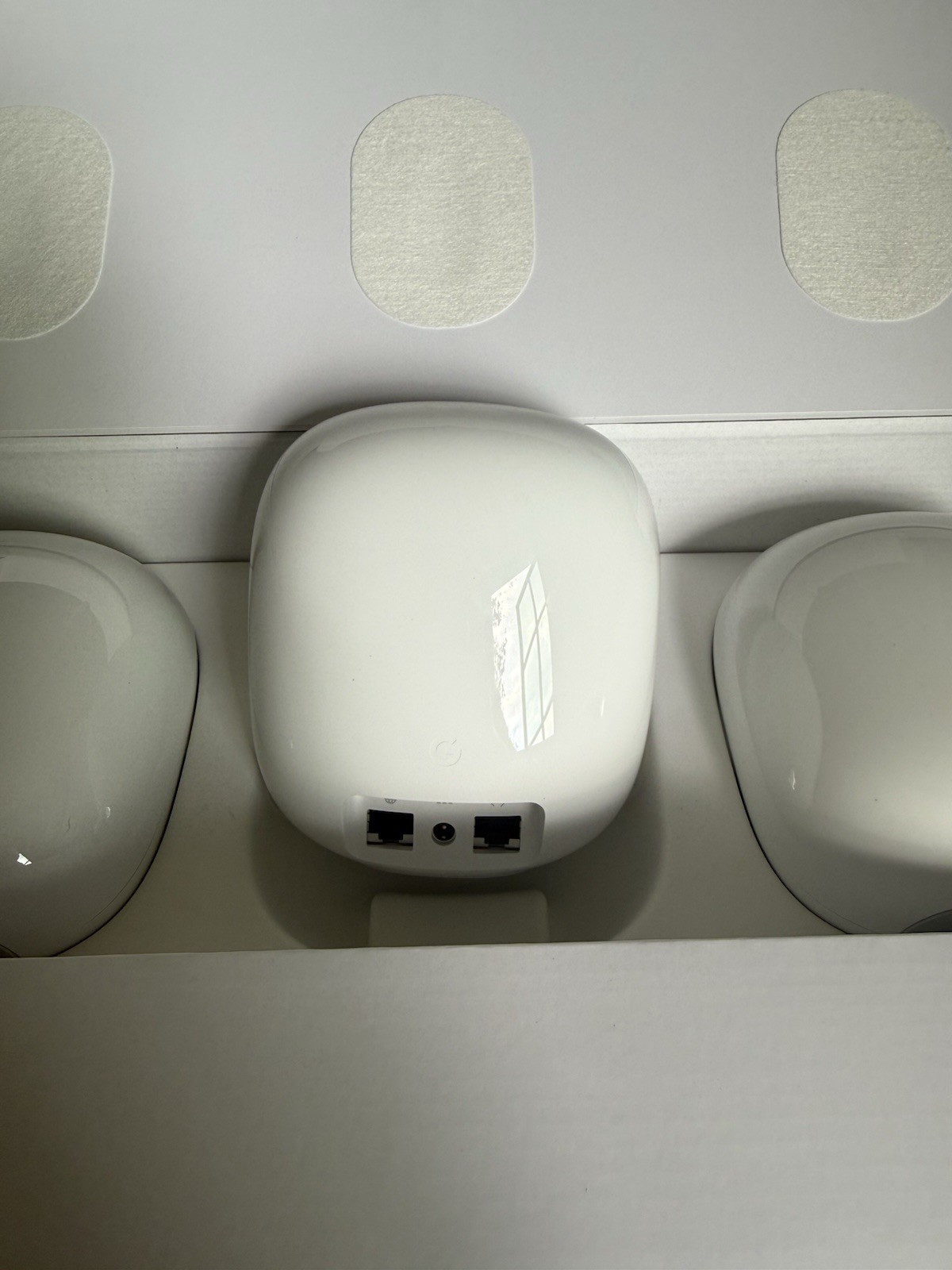 Google Nest Wifi Pro Wi‑Fi 6E Tri‑Band Mesh Router System 3‑Pack White