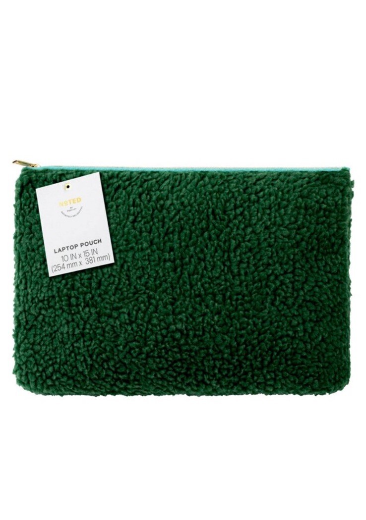 Green Laptop Pouch By Post It 10inches X 15 Inches