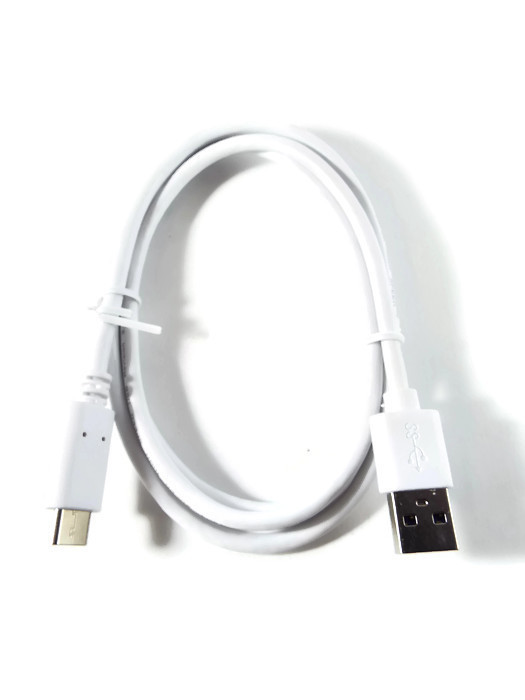 USB C to USB A White Premium Charging Data Cable 3Ft 1M 56k Ohm USA SELLER
