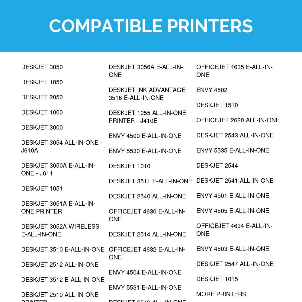 2PK BLACK COLOR Ink set for HP 61 XL CH563WN CH564WN Deskjet 1000 1010 1050 1051