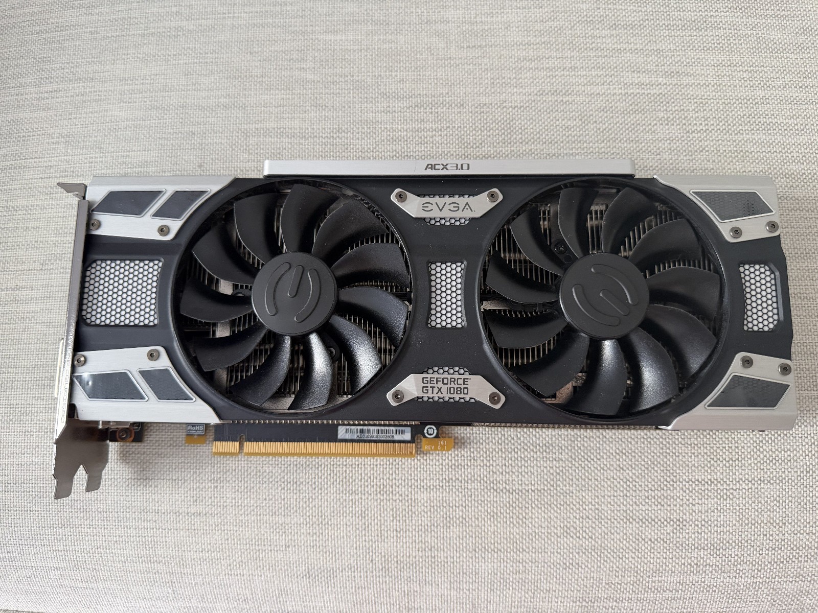 EVGA NVIDIA GeForce GTX 1080 8GB GDDR5X Graphics Card (08GP46284KR)