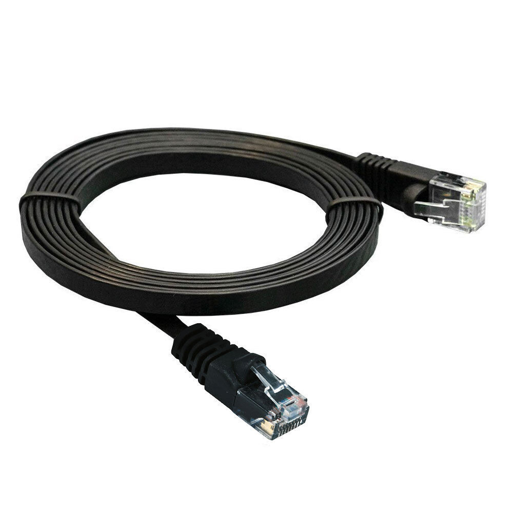 CAT 6a Flat Ethernet Network Cable with Speeds up to 10Gbps (3 Pack)