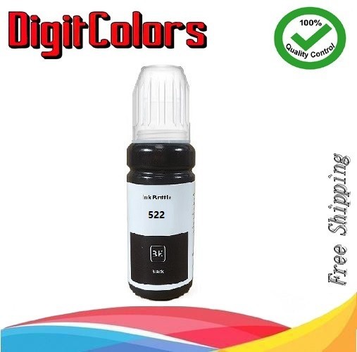 Refill Ink Bottle 522 T522 for Eco-Tank ET-2720 ET-2760 ET-2850 ET-4700 ET-4800