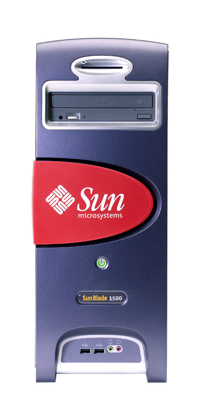 Sun Blade 1500 RED 1.062GHz, 2GB Memory, 0GB HDD, XVR100 Graphics, DVD Oracle