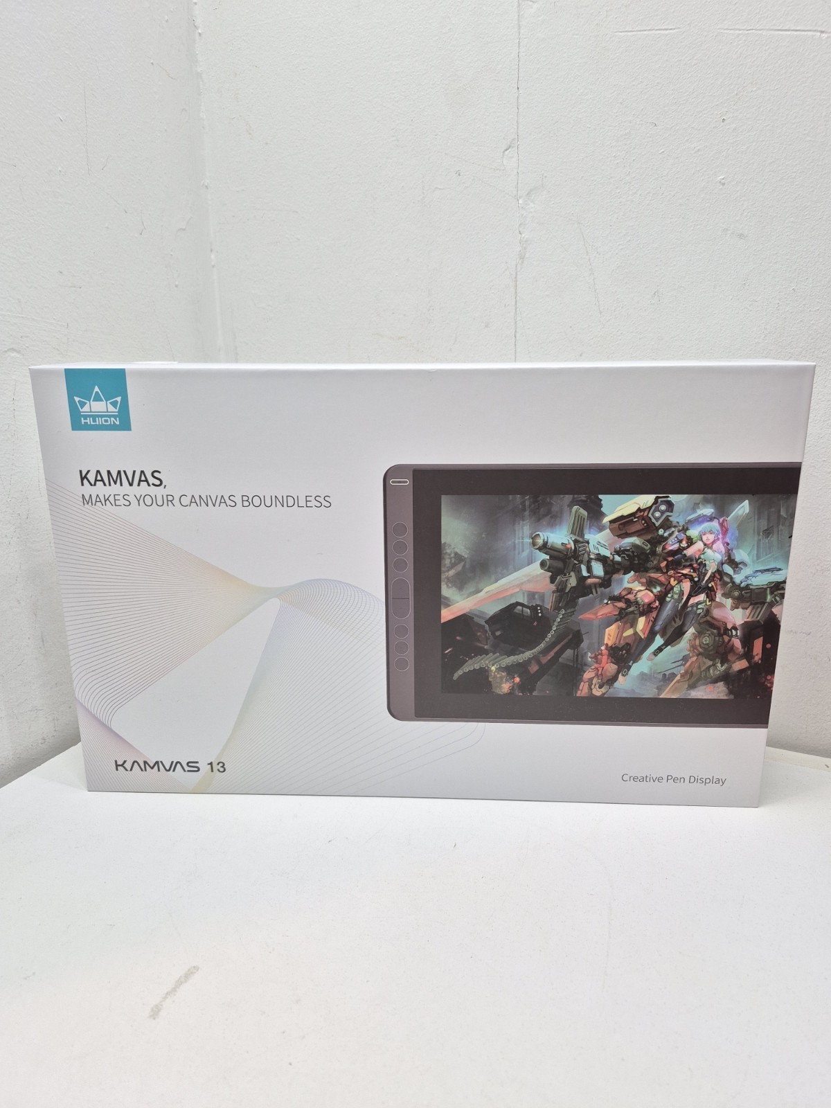 New Huion KAMVAS 13 Graphics Drawing Tablet With Stand Display 13.3 Inch