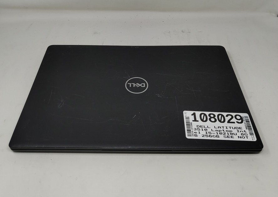 DELL LATITUDE 3510 Laptop Intel I5-10210U 8GB 256GB SEE NOTES