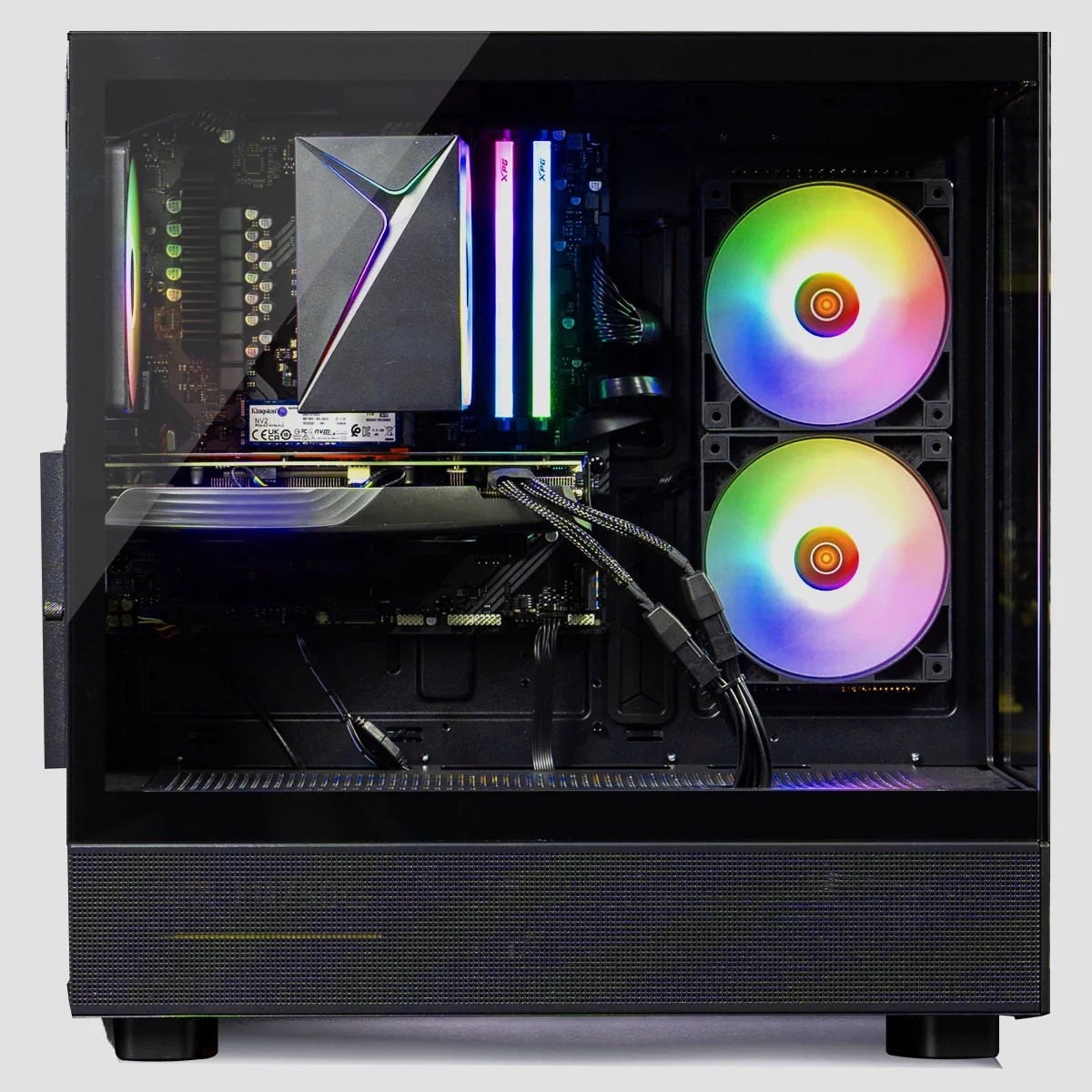 Skytech Gaming Azure 3 Gaming PC, AMD R5 5500, AMD RX 7600, 1TB, Win 11