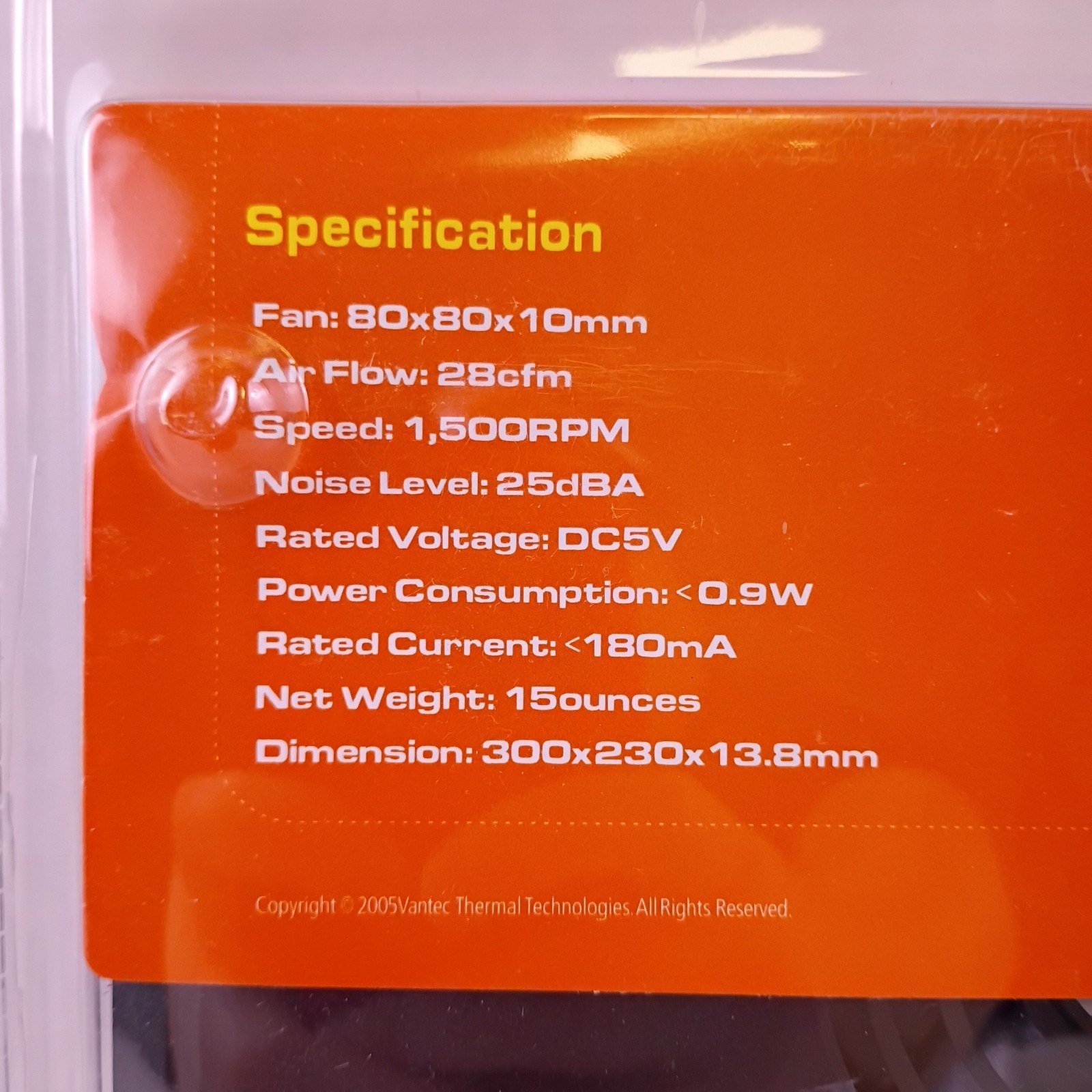 Vantec LapCool 3 Notebook Cooler Dual Fan 1500 RPM USB Model LPC-401 New Sealed