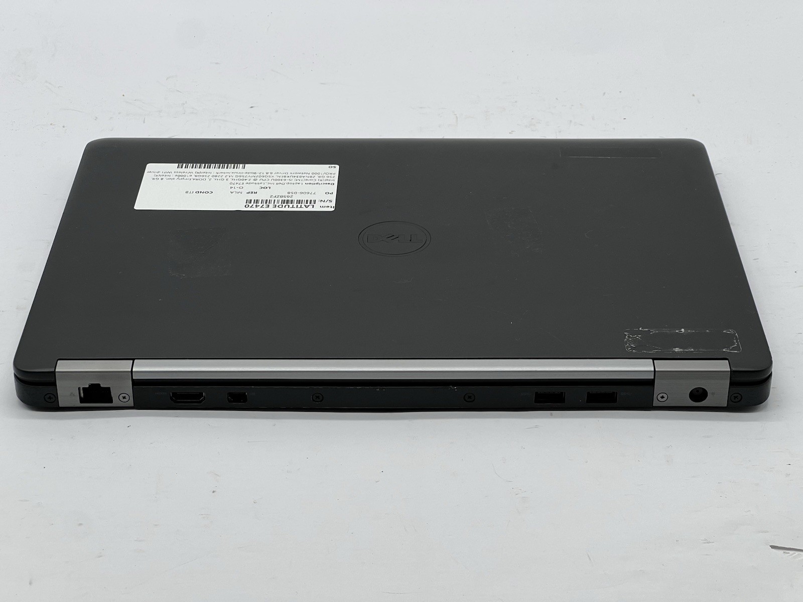 Dell Latitude E7470, i5-6300U CPU, @ 2.40GHz, 8GB RAM-No HDD/OS/Charger