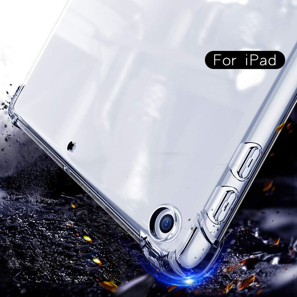 Shockproof Clear Soft TPU Silicone Case Cover For New iPad Pro 11″ 12.9″ Air 13′