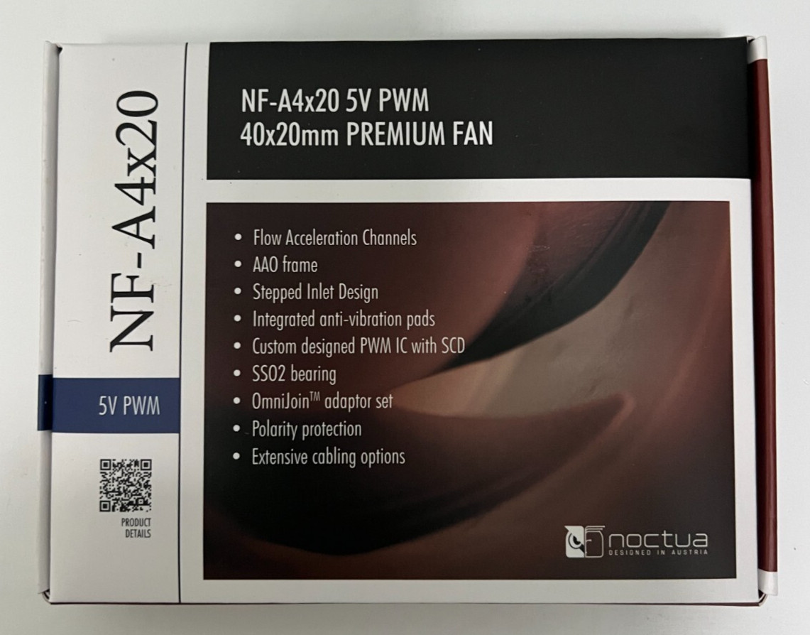 Noctua NF-A4x20 5V, PWM Premium Quiet Fan, 3-Pin, 5V Version (40x20mm, Brown)