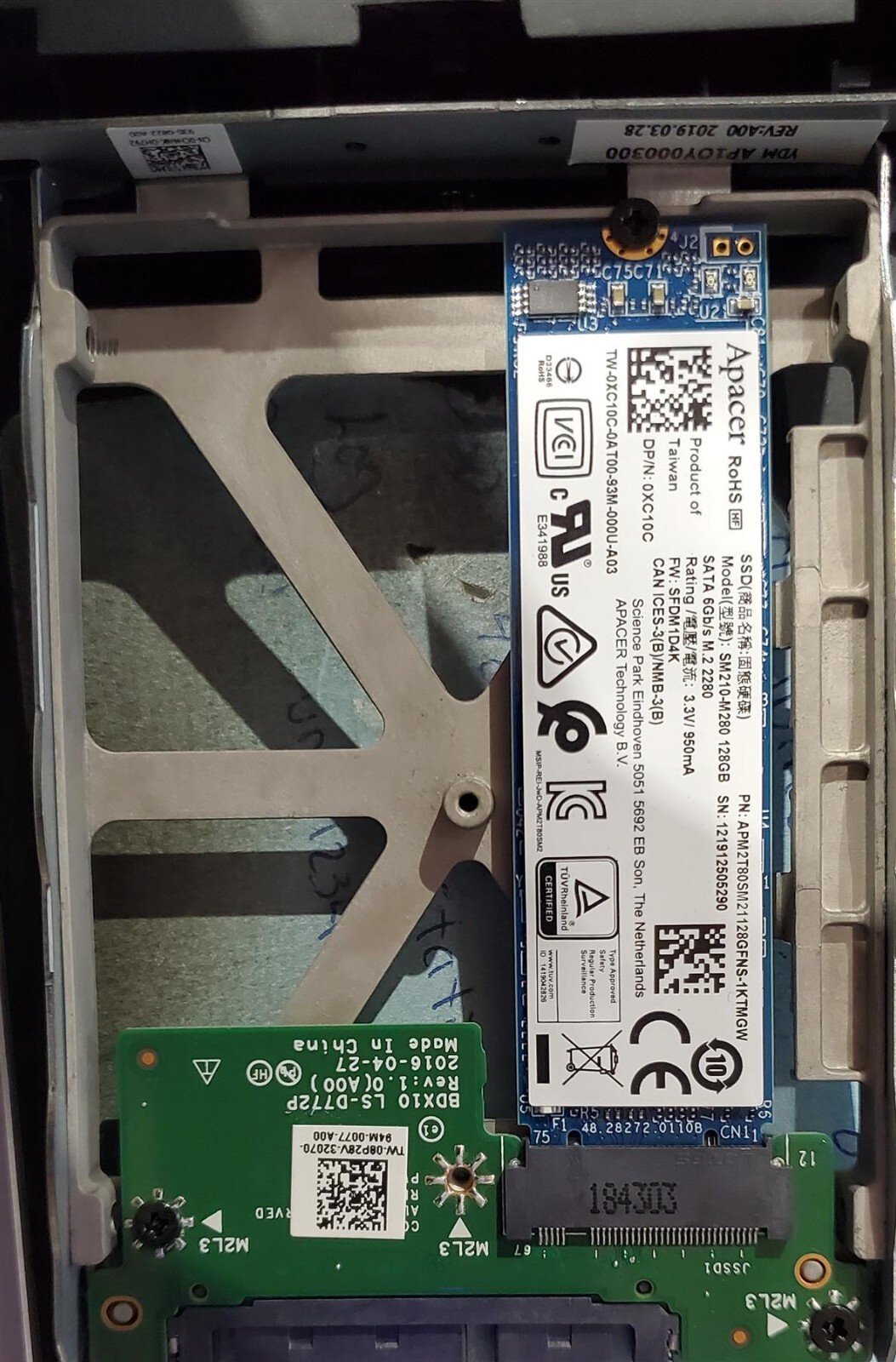 Dell Ruggedized Fanless Embedded Server POS Intel Atom 8GB RAM 128G SSD w/ PSU