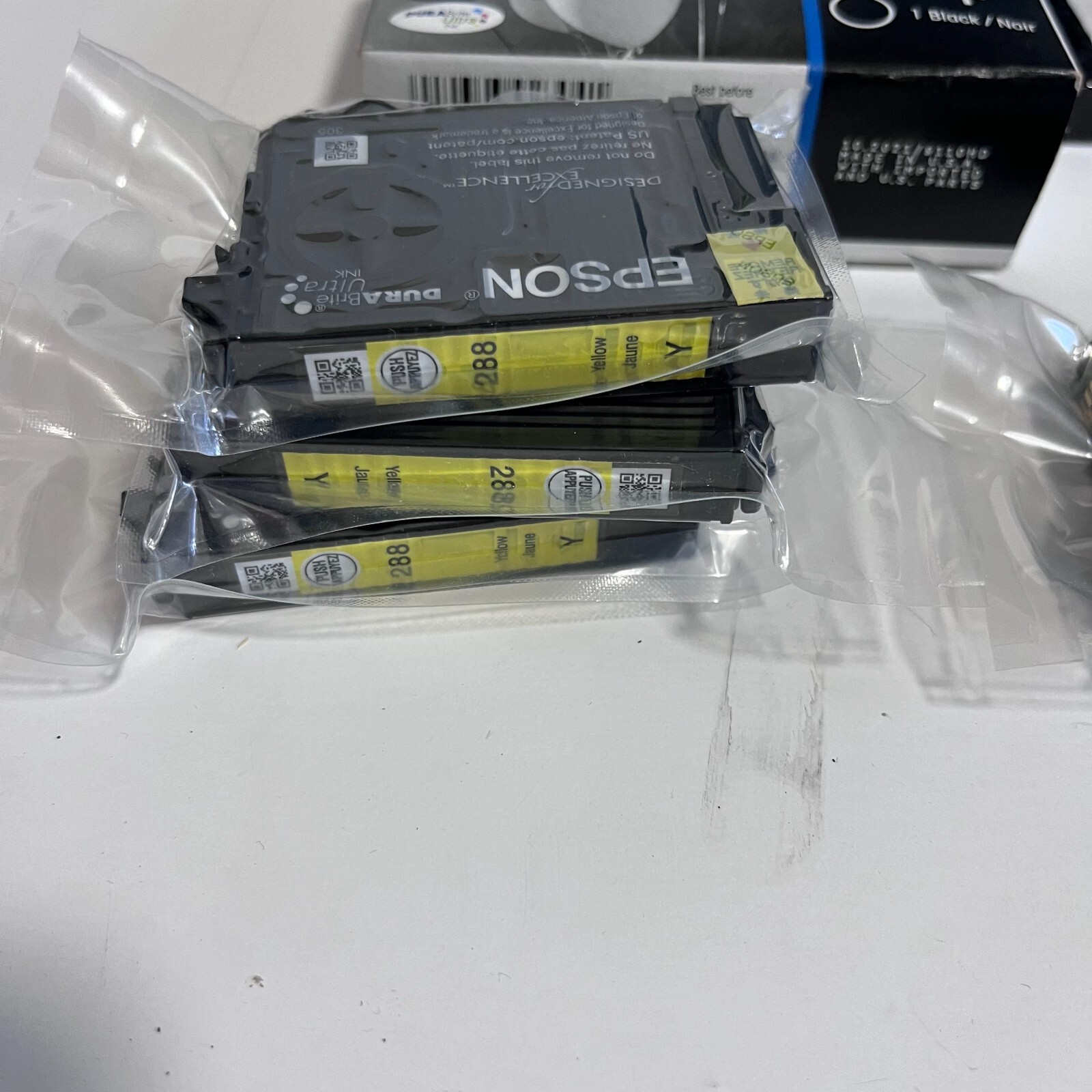 Lot of Epson 288 Ink Black Cyan Magenta Yellow Durabright Ultra Cartridges OEM