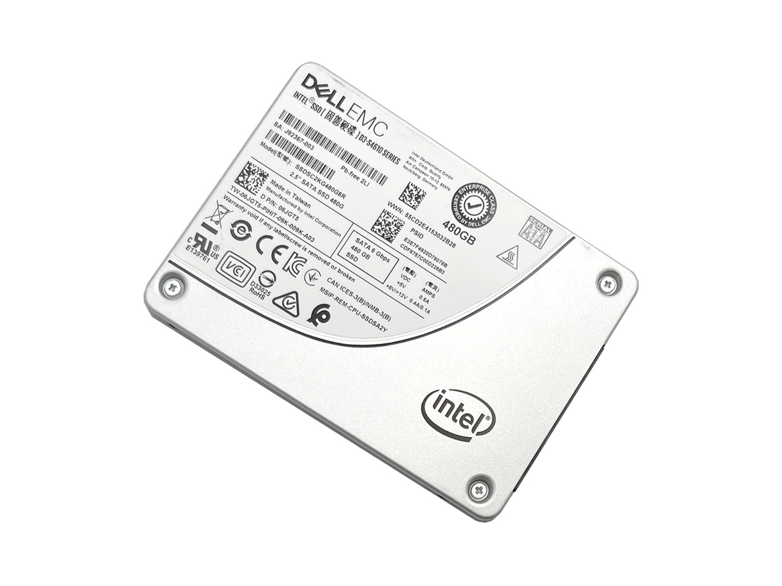 Major Brand 480GB 2.5″ SATA SSD for Laptop / Desktop PC – 2 Years Warranty