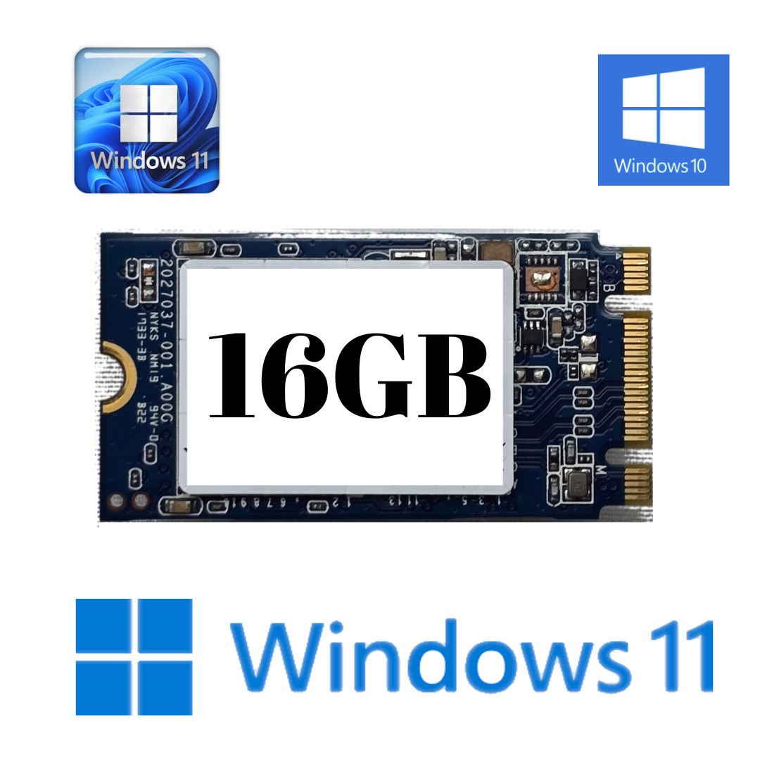 M.2 SSD 32GB NVME with Windows 11 or 10 UEFI 64 Installed 2242 PRO