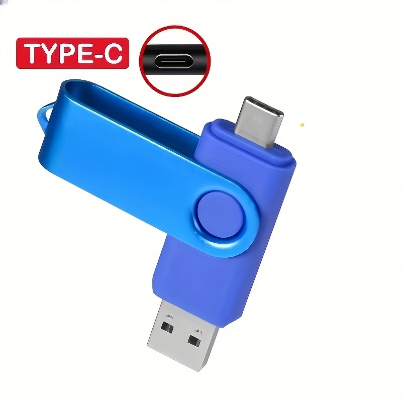 256GB Type C USB 2.0 Flash Drive OTG Memory Stick Thumb Drive 2-in-1 Pen Drive