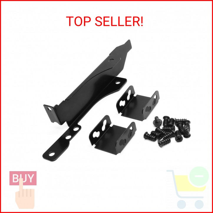 Biaungdo 3 Slots Dual Fan Mount Rack PCI Slot Bracket for 8cm/9cm/12cm Fans Comp