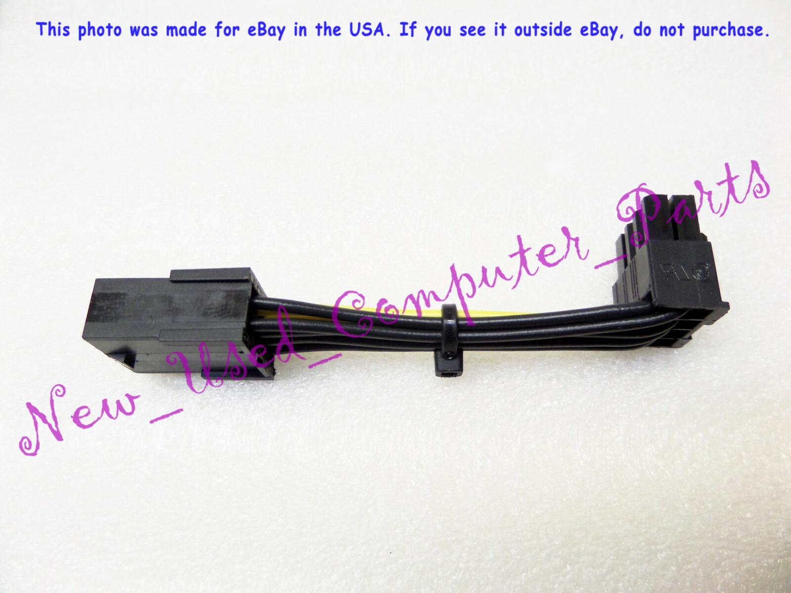 🔥(11mm Tall) Low Profile 90° Right Angle 8-Pin PCI-E Right Angle Adapter Cable