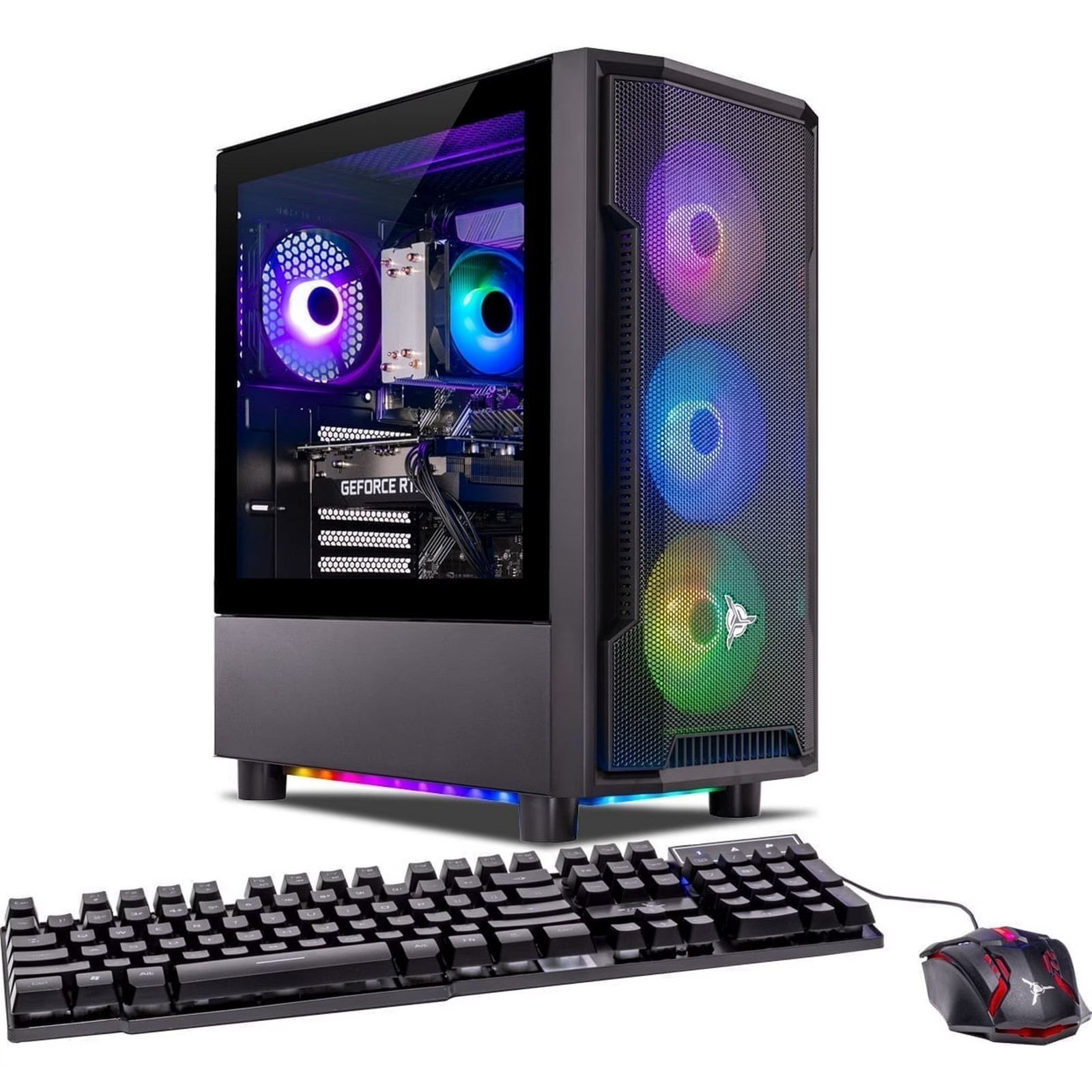 Skytech Gaming Shadow Gaming PC, AMD R5 5500, NVIDIA RTX 3050, 1TB, Win 11