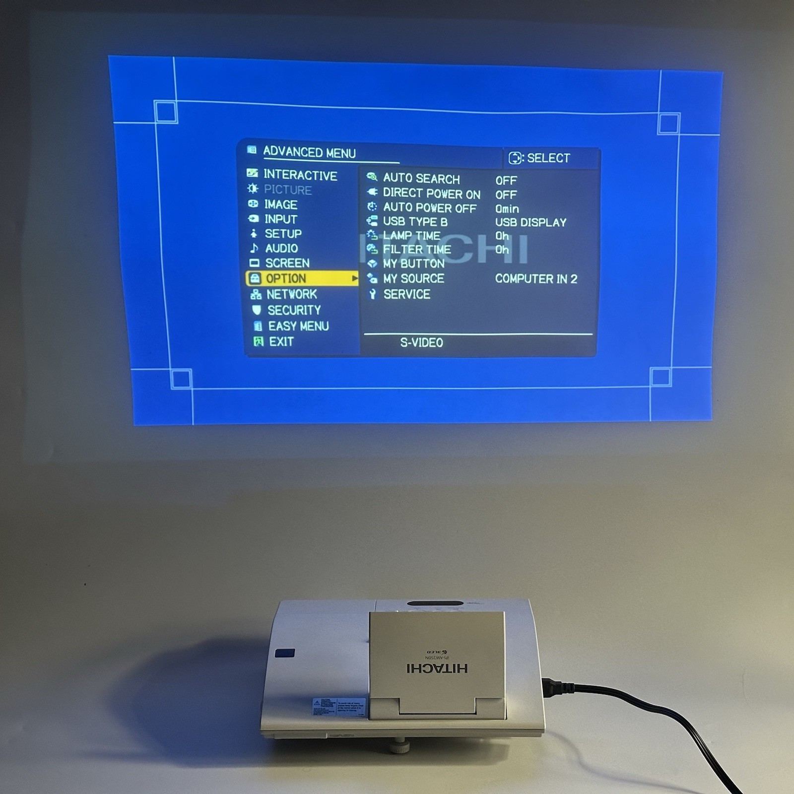 Hitachi iPJ-AW250N Ultra Short Throw LCD Projector REFURBISHED NEW OEM Lamp