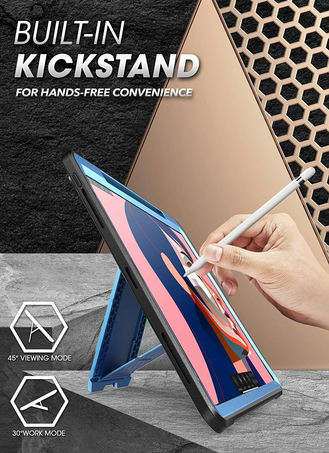 SUPCASE for Apple iPad Pro 11.0″ 2020 Full-Body Rugged Case W/ Screen Protector