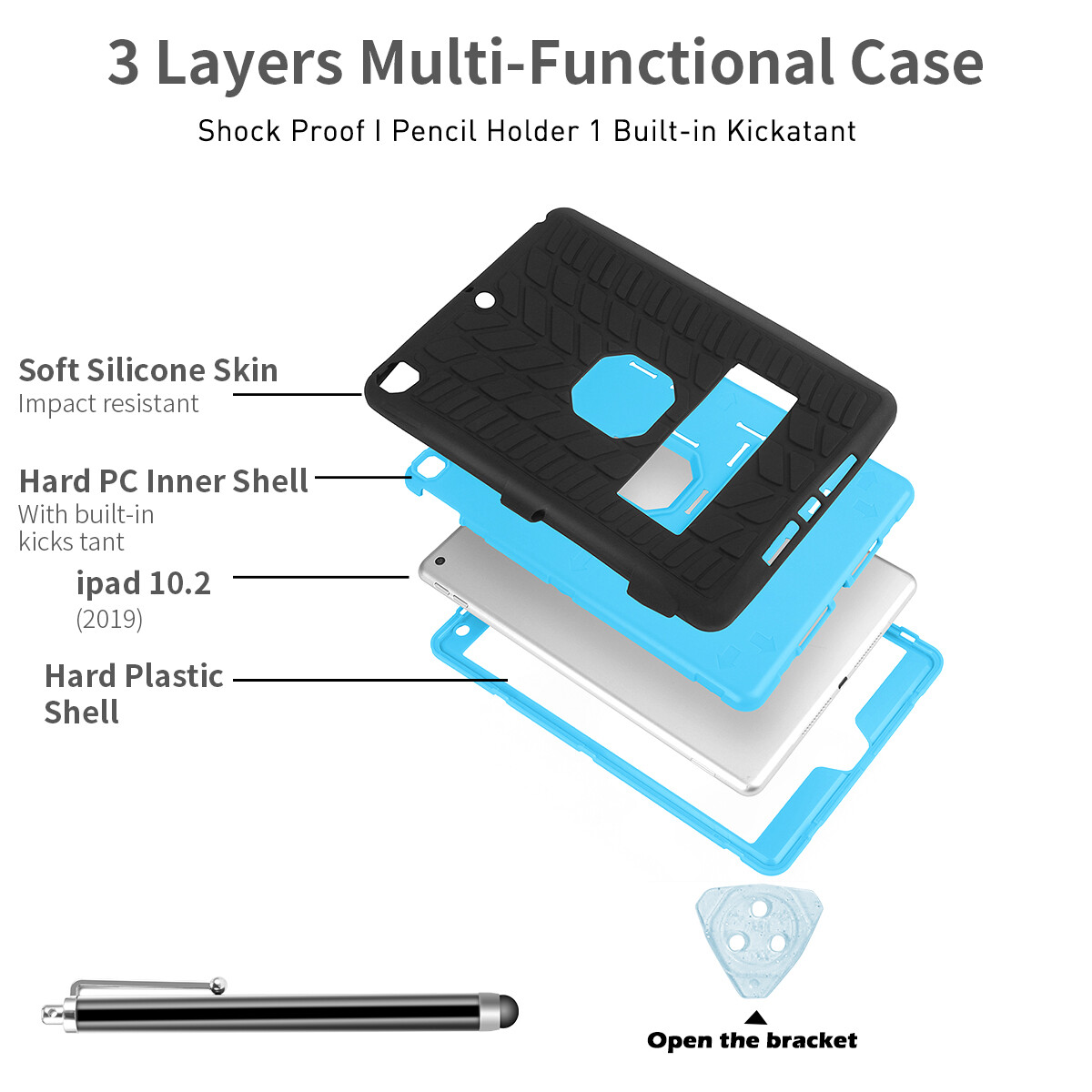 For Apple iPad 9th Generation 10.2″ Case Shockproof Heavy Duty Protective Cover