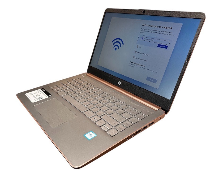 HP 14″ HD Windows 11 Laptop Intel Processor N150 4GB RAM 128GB UFS – Rose Gold