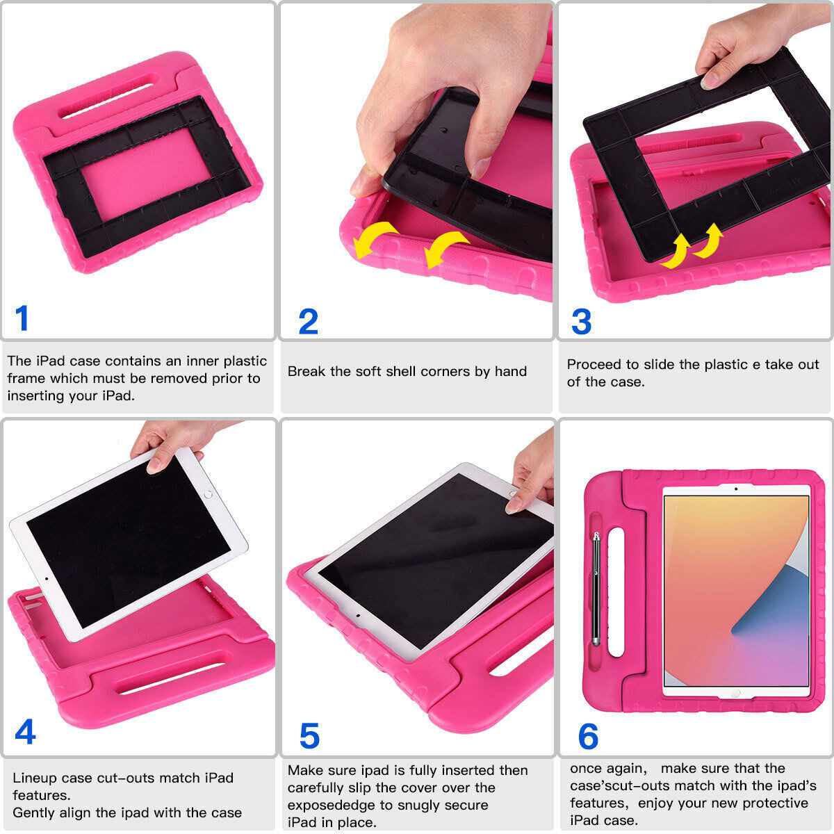 Kids Tablet Case Stand Shockproof Cover For Samsung Galaxy Tab A7 Lite 8.7″2021