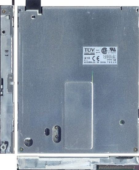 Citizen W1D Laptop Notebook 11mm 3.5″ Floppy Diskette Drive FDD – Needs New Belt