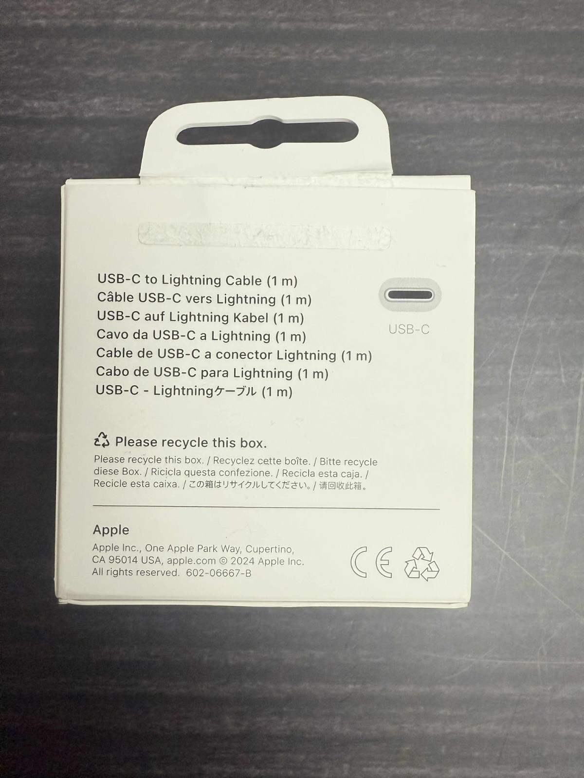 2x GENUINE Apple USB-C to Lightning Charging Cables 1m LOT OF 2 A2561 MM0A3AM/A