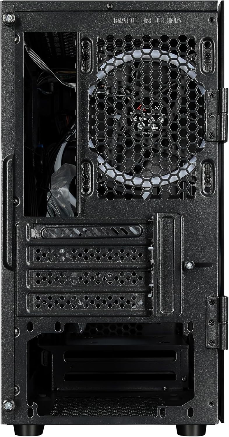 CLX Sphynx Micro Tower Black, Tempered Glass, Full Size Window, no PSU, MATX