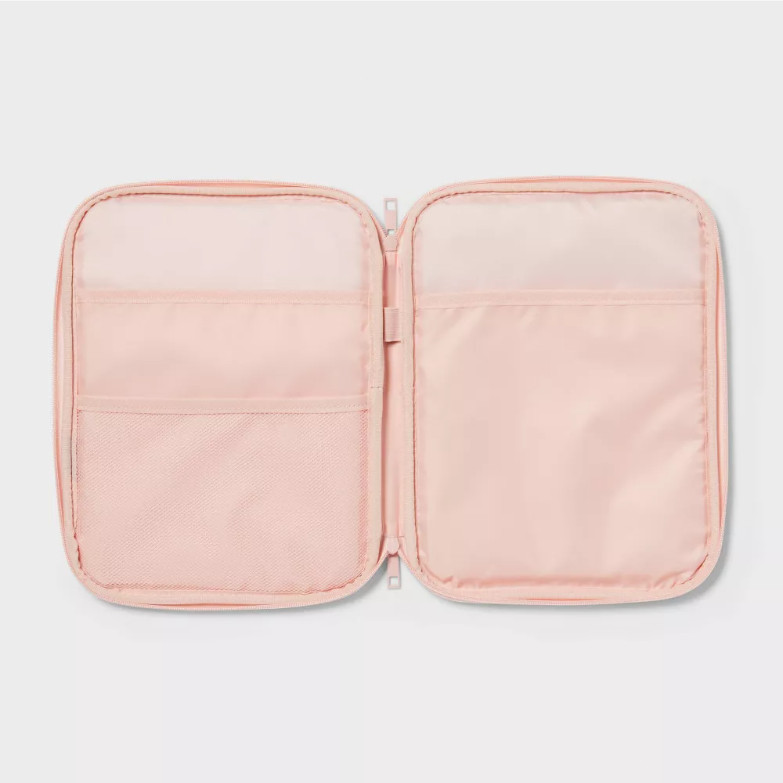 Brightroom Zip Tablet Pouch Laptop Bag Blush Pink 12in x 9.25in