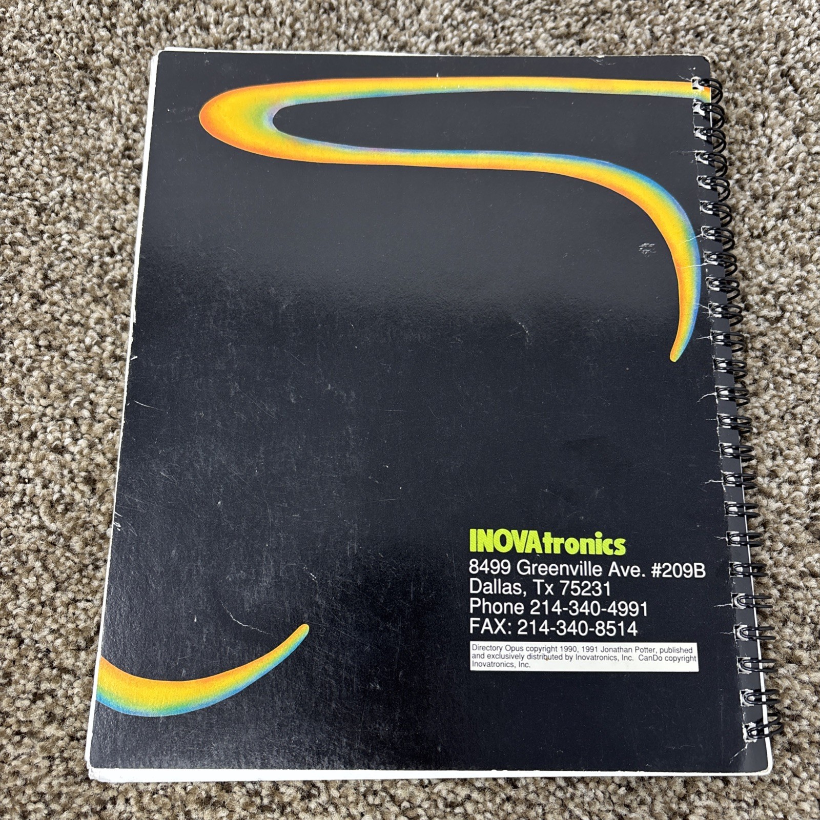 Opus Directory Amiga user manual / book from INOVAtronics