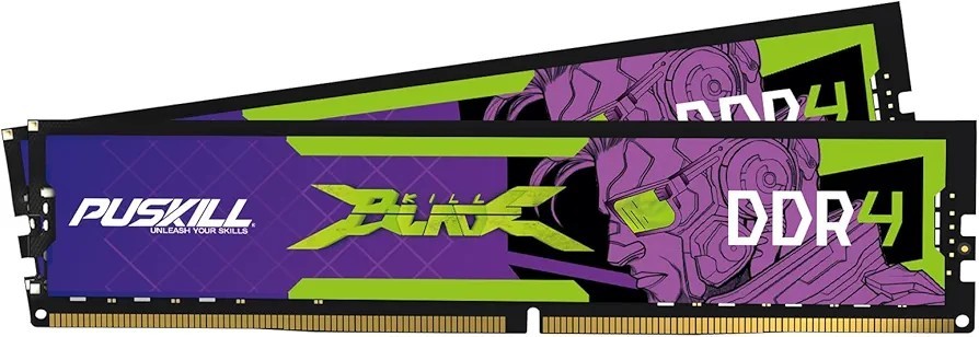 PUSKILL DDR4 32GB (2x16GB) 3200MHz PC RAM | CL16-18-18-42 | 1.35V PLEASE READ