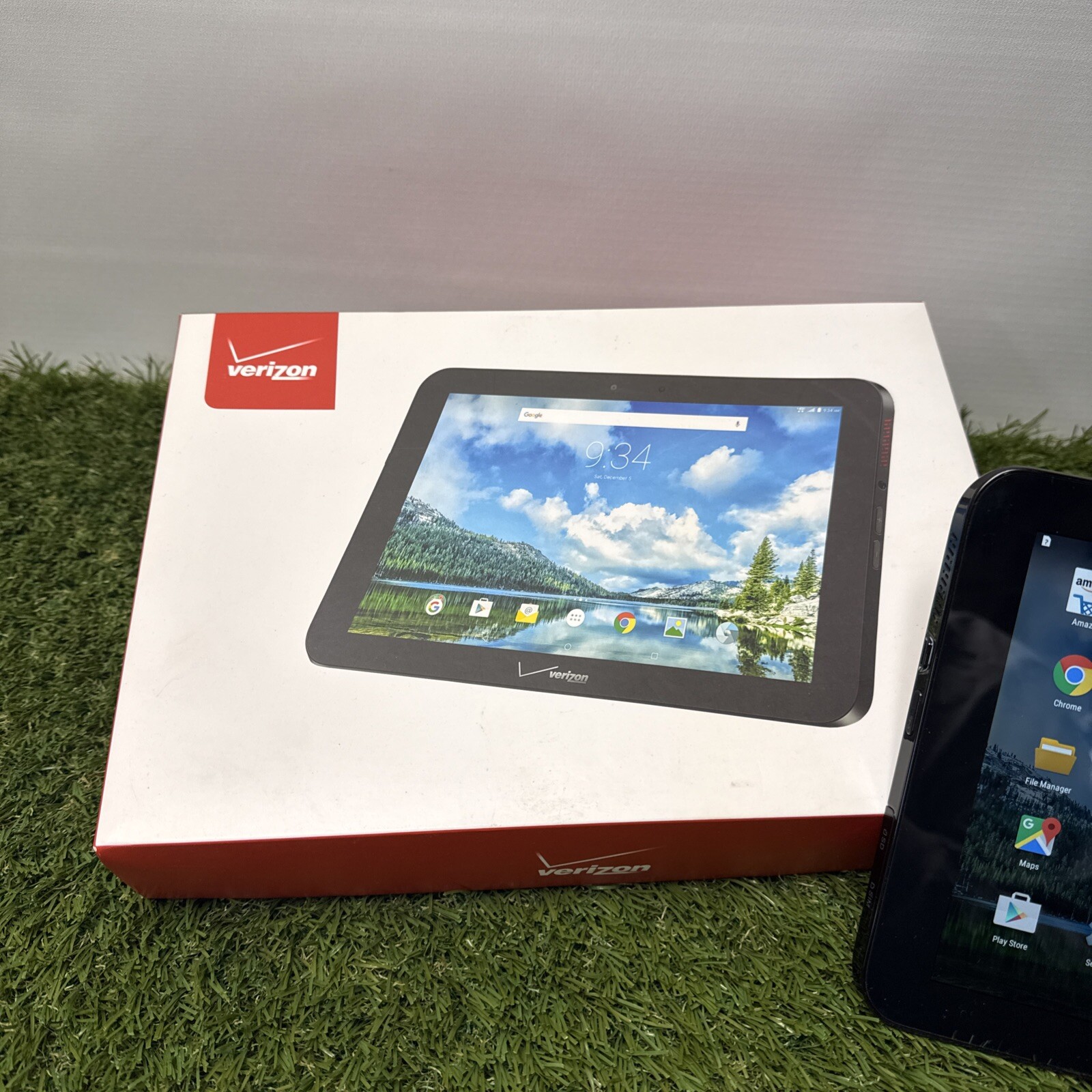 Verizon Ellipsis 10 QTAIR7 16GB 10.1″ Screen Black Wi-Fi + 4G Tablet – Working