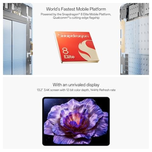 OnePlus Pad 3 | 256 GB | 12 GB Blue Snapdragon 8 Processor 13.2″ 3.4k Screen