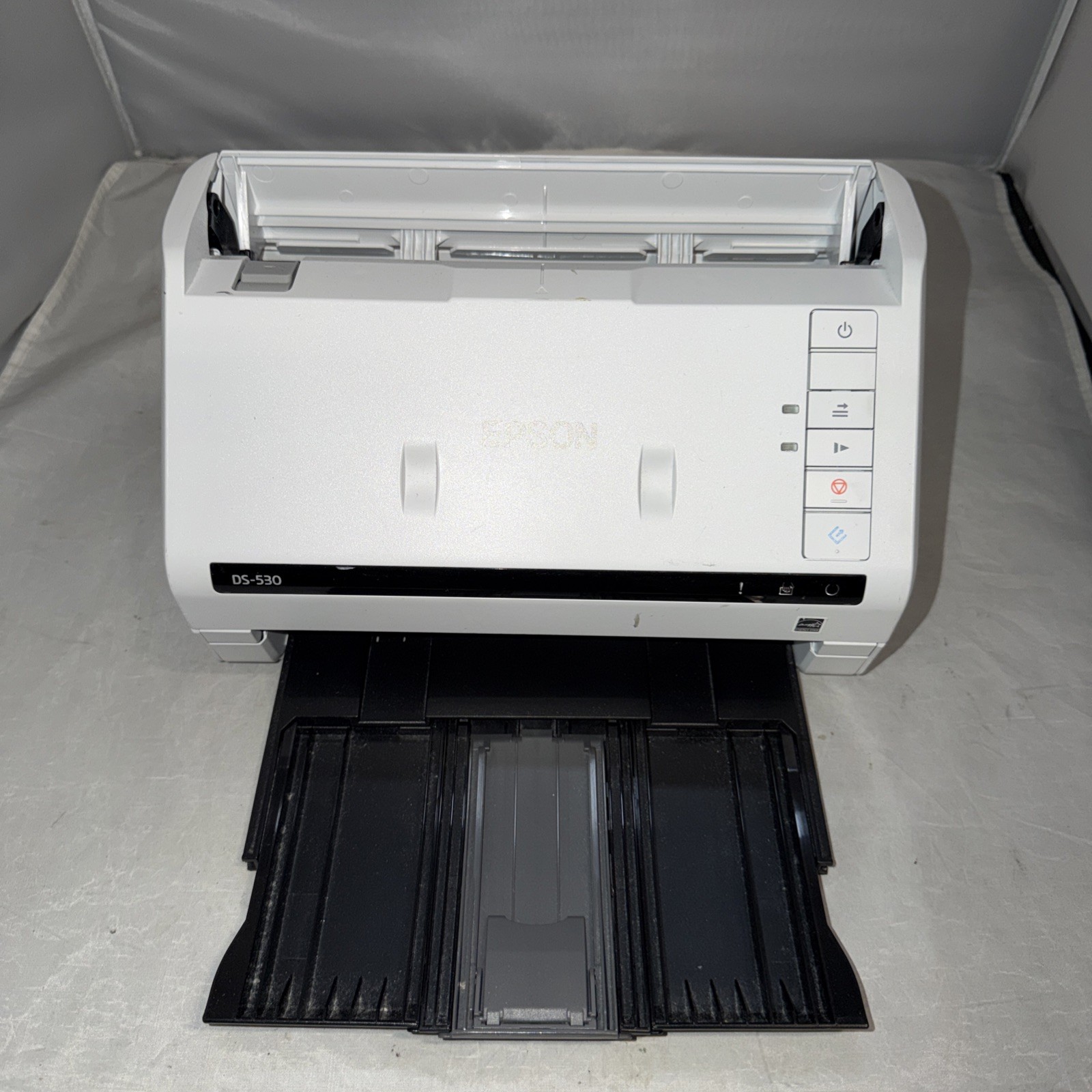 Epson DS-530 Color Duplex Document Scanner J381A Tested And Working *FOR PARTS*