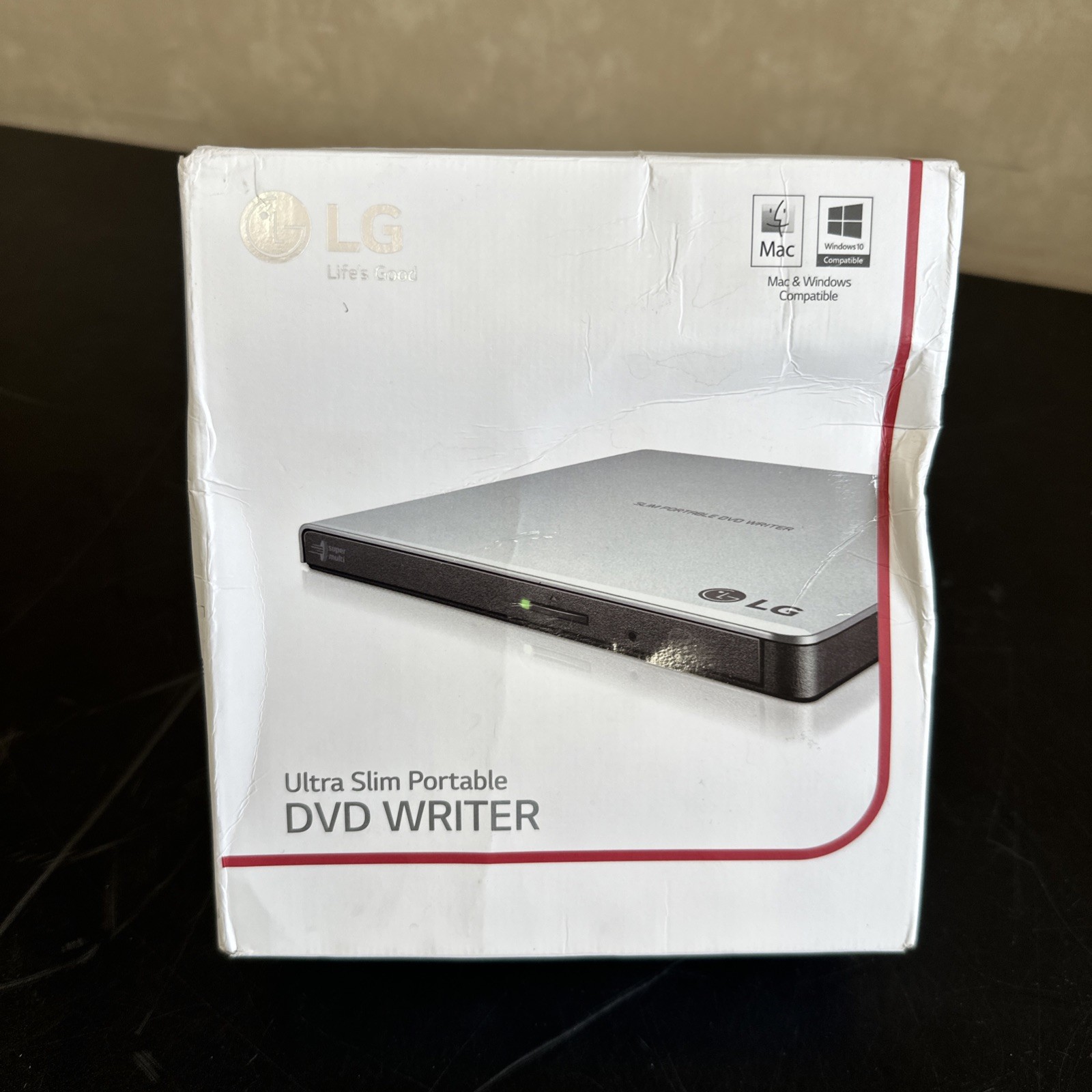 LG Ultra Slim External Portable DVD Writer ~ Mac and Windows ~ GP65NB60