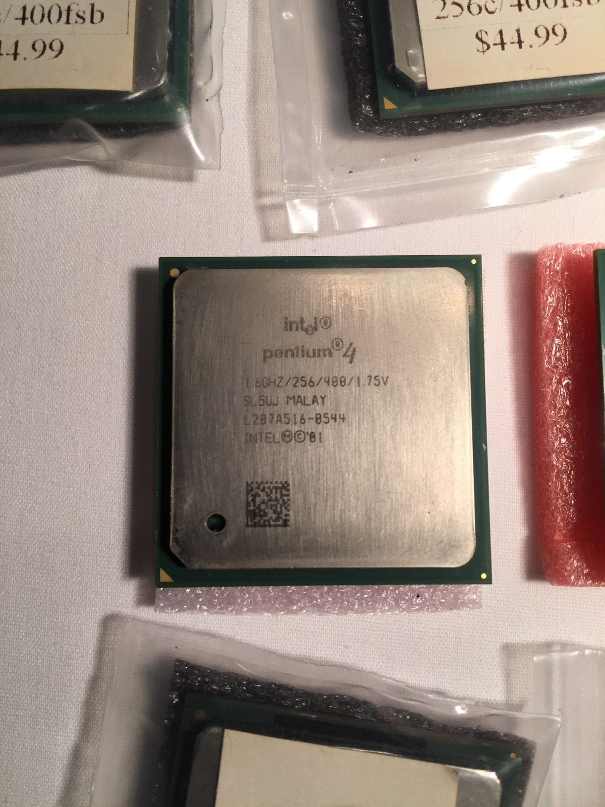 Intel Pentium 4 1.60 GHz SL5VH SL5UJ Socket 478 CPU 256k 400FSB Tested P4 SL5US