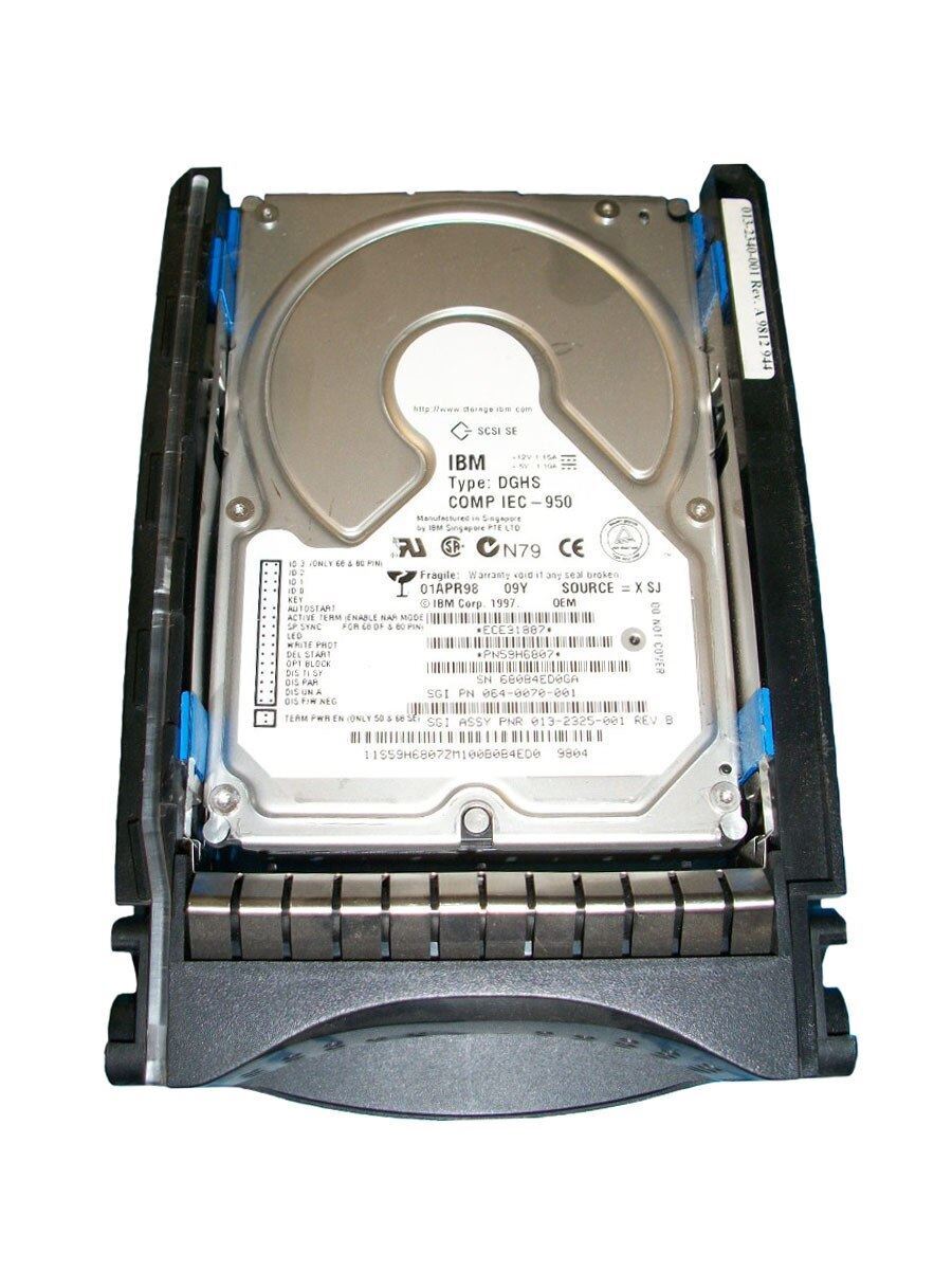 SGI 9.1GB 3.5″ 80-Pin Disk Drive in Tray 013-2325-001 / 064-0070-001