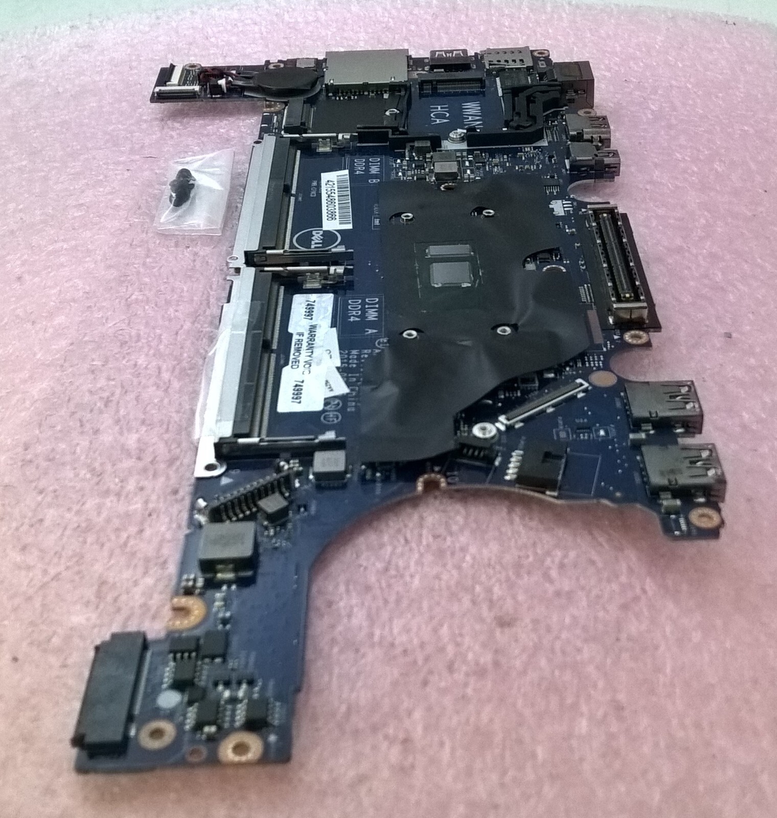 Dell Latitude E7270 Motherboard with i5-6300U 2.4GHz CPU Intel HD Graphics H7Y7K